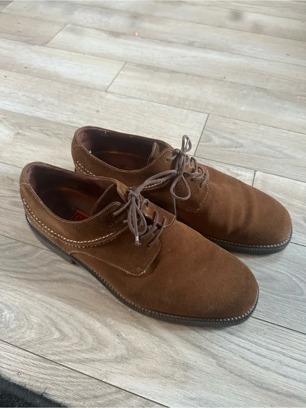 Cole Haan brown suede